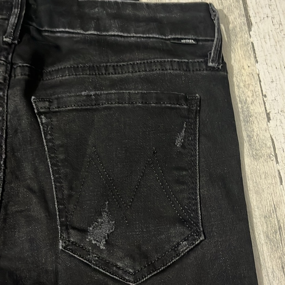 Mother The Looker Destroyed Ride Jeans Size 28 - Picture 8 of 14